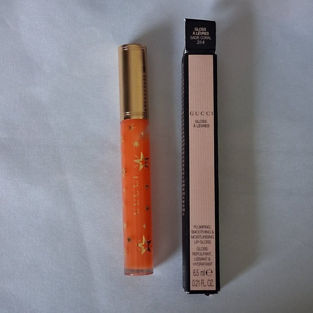 Gucci LIP Gloss à Lèvres 314 Sadie Coral NIB